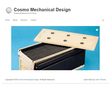 Tablet Screenshot of cosmo-mechanical-design.com